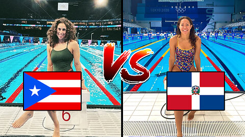 Kristen Romano 🇵🇷 vs Krystal Lara 🇩🇴 en 200m dorso por el oro🥇 |Juegos Centroamericanos 2018|