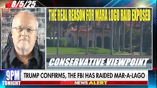 TONIGHT @ 9PM LIVE ON THE CONSERVATIVE VIEWPOINT: THE REAL REASON WHY THE FBI RAIDED MARA LOGO