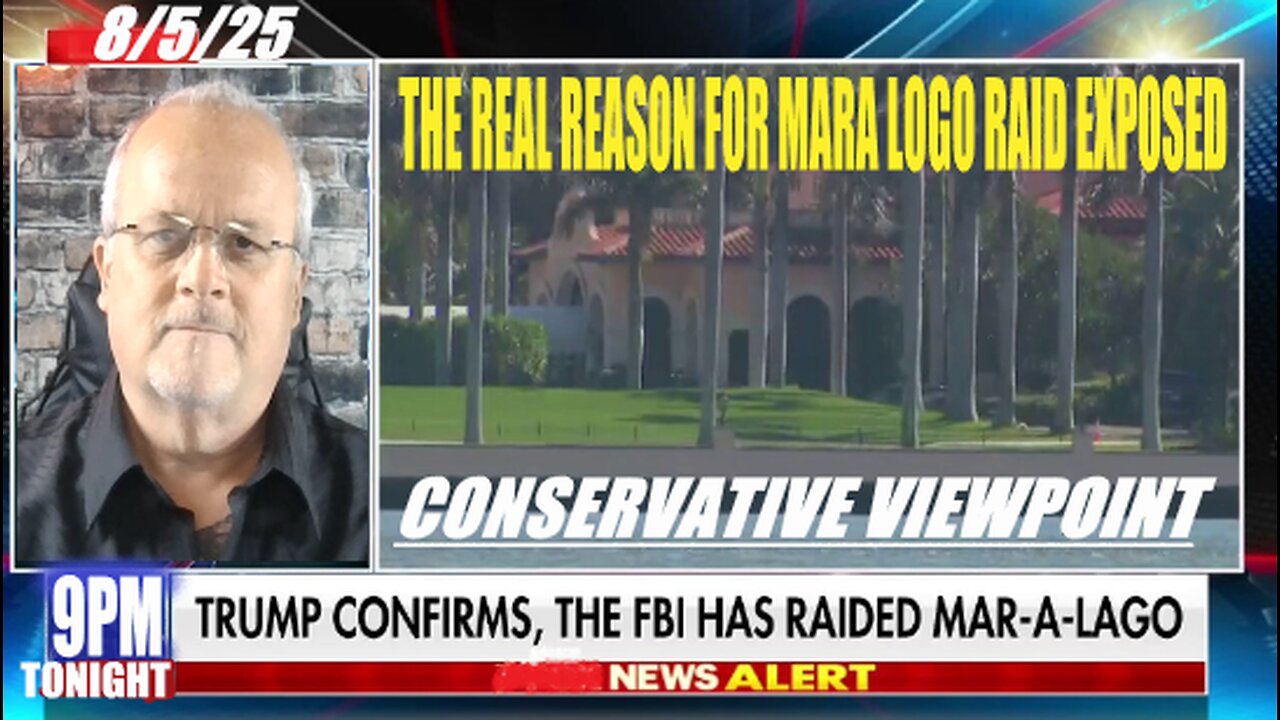 TONIGHT @ 9PM LIVE ON THE CONSERVATIVE VIEWPOINT: THE REAL REASON WHY THE FBI RAIDED MARA LOGO