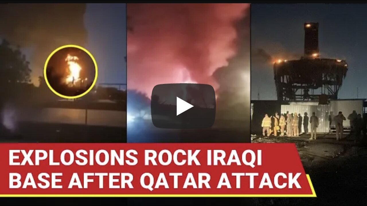 Explosions As Iran Attacks Another U.S. Ally Nation After Bombarding Qatar U.S. Base? Iraq Says...