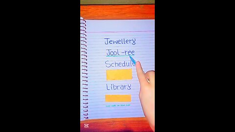 Jewellery ❌ Jool-ree ✅