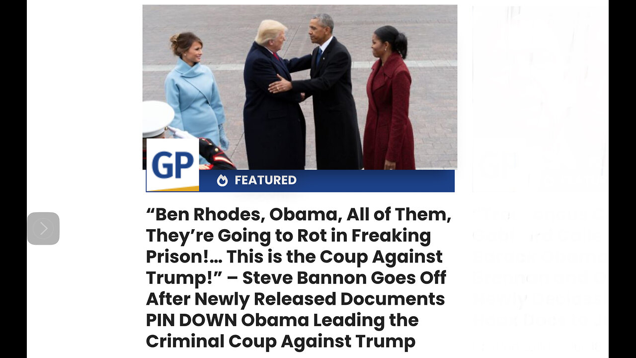 “Ben Rhodes, Obama, All of Them, They’re Going to Rot in Freaking Prison!…