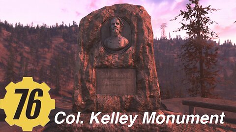 Fallout 76 Random encounter, Col. Kelley monument