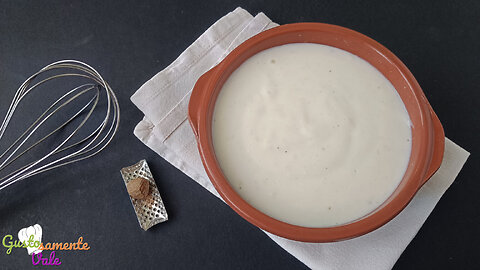 Besciamella FURBA: 2 ingredienti ricetta veloce senza burro