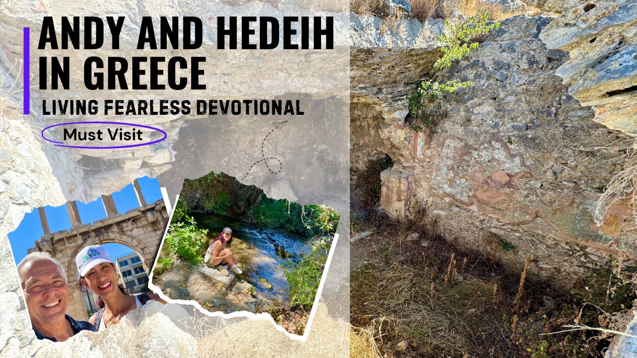 Andy and Hedieh in Greece