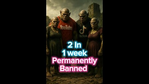 Double Banned in one week. That’s a new record.🤭