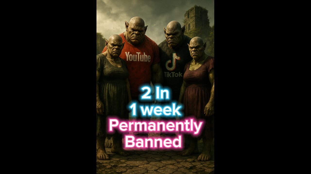 Double Banned in one week. That’s a new record.🤭
