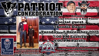 Patriot Confederation - Theodis Daniel Interview (December 2, 2025)