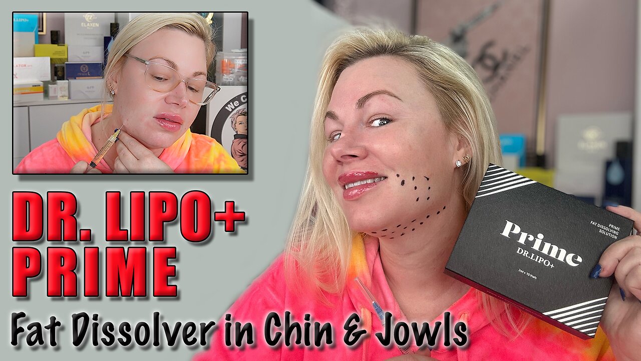 Dr. Lipo+ Prime Fat Dissolver in Chin and Jowls! AceCosm.com and code Jessica10 Saves you Money