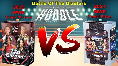 BATTLE OF THE BLASTERS WWE 2025 Chrome vs 2024 Prizm Edited. Who Takes Home The Championship Belt?