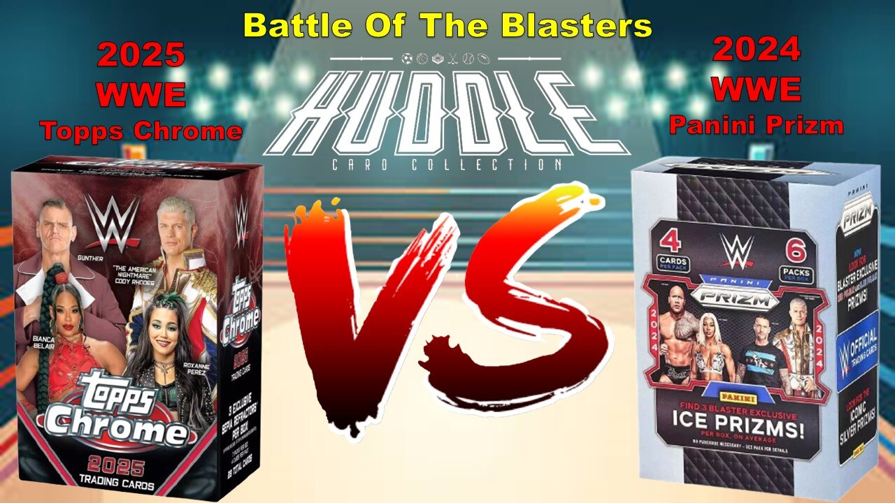 BATTLE OF THE BLASTERS WWE 2025 Chrome vs 2024 Prizm Edited. Who Takes Home The Championship Belt?