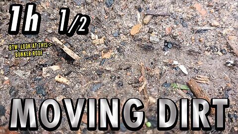 ASMR | It's a gloomy, humid, grey work day on the little trench - 1h 1/2