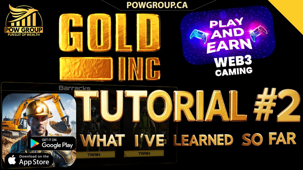 Gold Inc. Game Guide & Tutorial #2 - What I've Learned So Far...