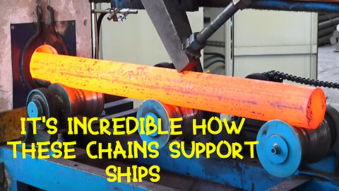 Amazing production of anchor chains. INSIDE THE FACTORY!!!