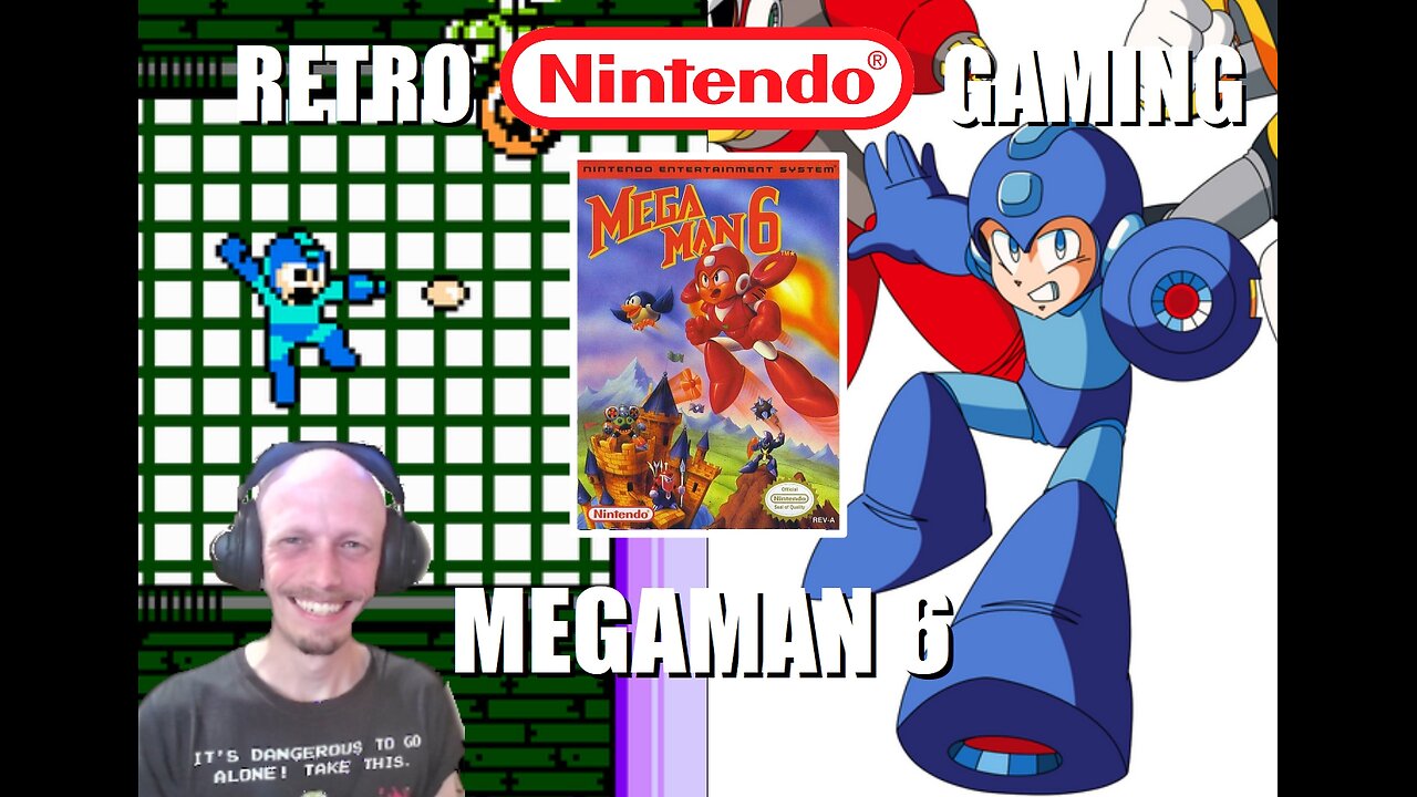 MegaMan 6 (NES): Enter the Robot Fighting Tournament & Defeat the Mysterious Mr. X to Save the World