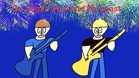 Mr beast and Logan Paul guitar solo