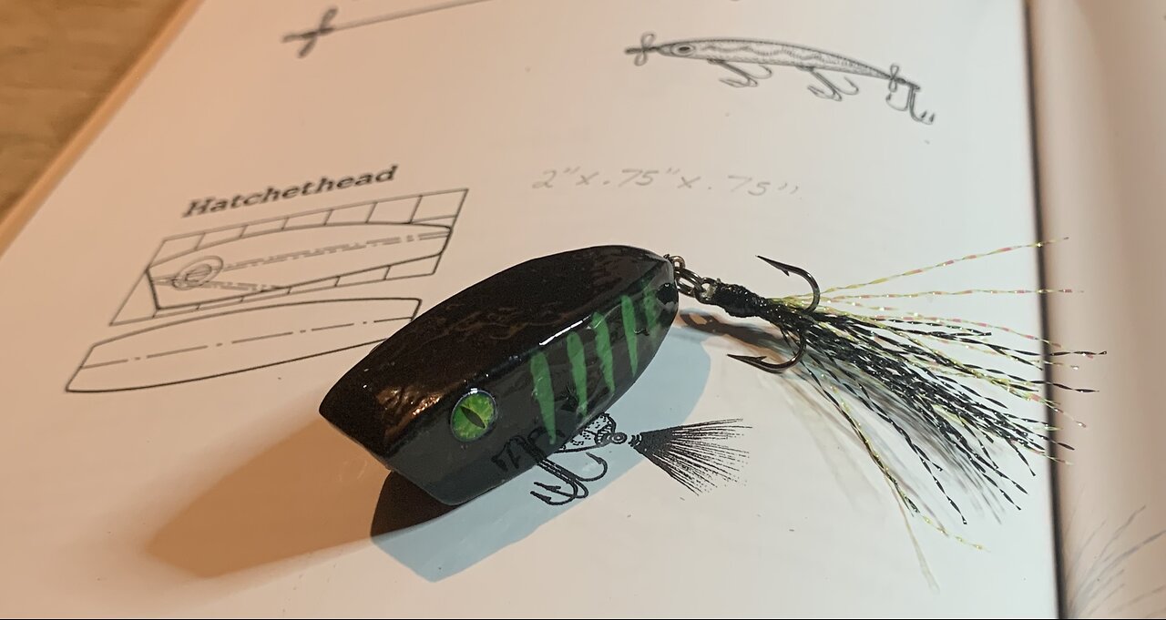 Crafting a Custom Hatchet-head Lure