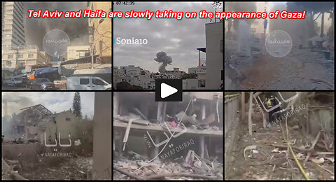 Tel Aviv and Haifa: Iranian missile strikes on various targets