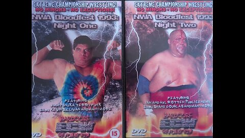 ECW Blood Fest - Oct 01 & 02, 1993 - ECW Arena, Philadelphia **VHS**