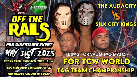 FULL MATCH: Silk City Kings Vs The Audacity - TCW World Tag Team Title Match - Off The Rails 5/31/25