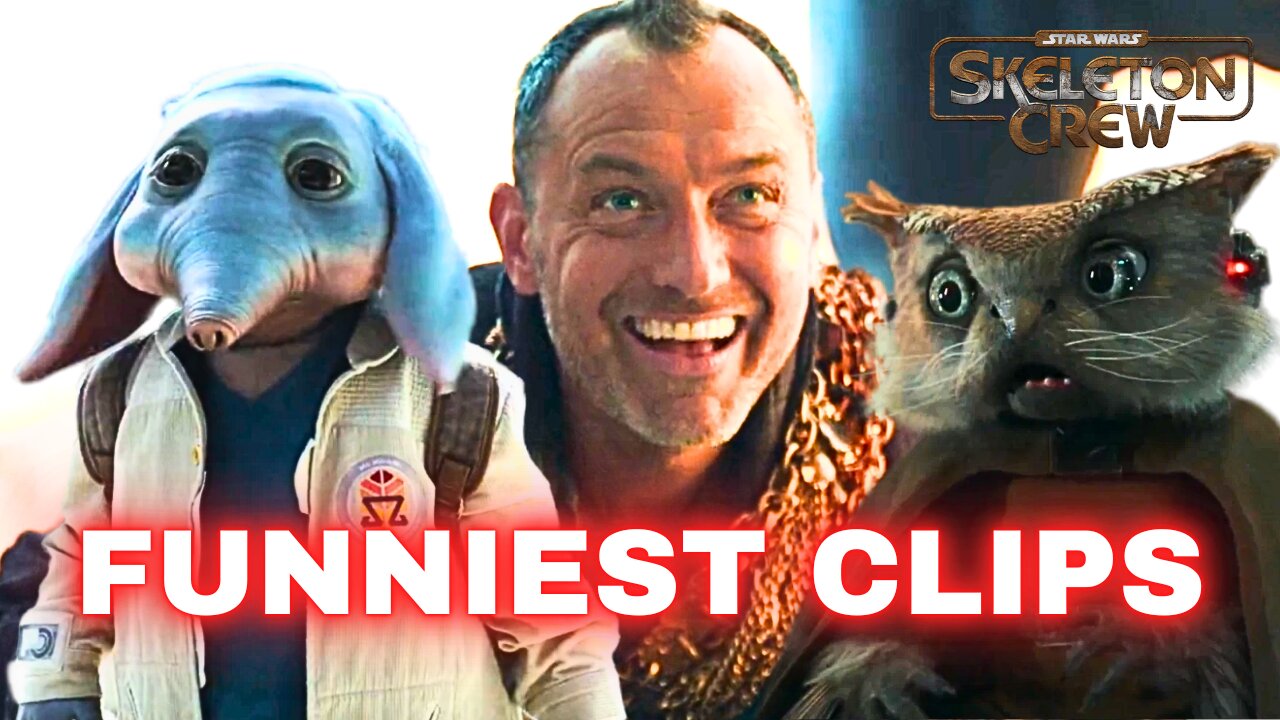 The FUNNIEST Clips & Scenes from Skeleton Crew