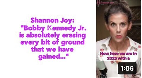 "Shannon Joy Critiques Bobby Kennedy Jr.'s Impact on Progressive Gains"