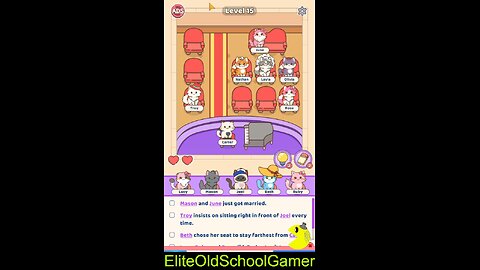 Catty Seats - Levels 11 - 15 - October 2025