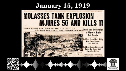 #OnThisDay January 15, 1919: Molasses Catastrophe