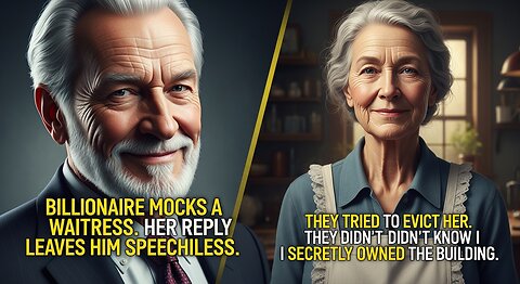 Lonely Billionaire's Cruel Joke on a Poor Waitress ! He Had Billions, But She Had The Real Power
