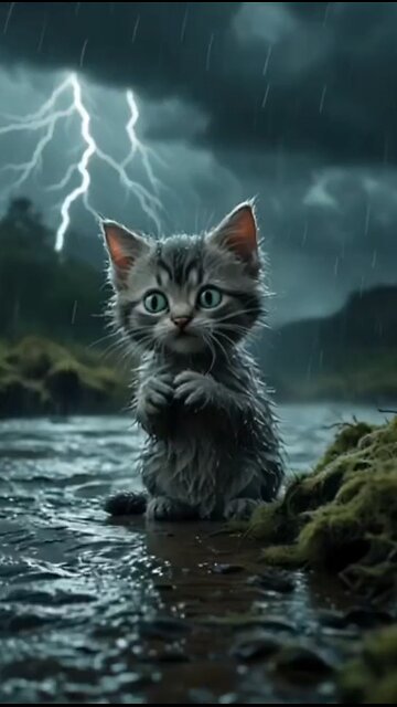 heartwarming poor cat video