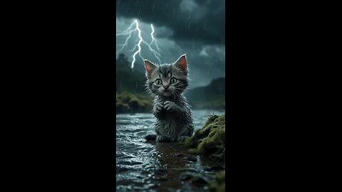heartwarming poor cat video