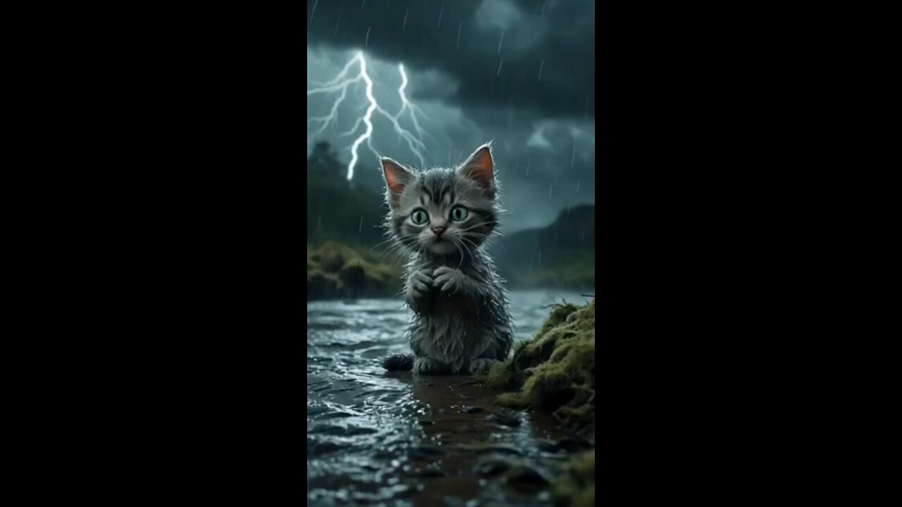 heartwarming poor cat video