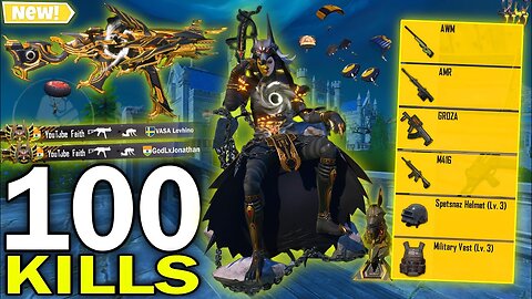 100 KILLS!😍 BEST AGGRESSIVE RUSH GAMEPLAY with MAX X-SUIT in SPOOKY SOIREE MODE🔥PUBG MOBILE