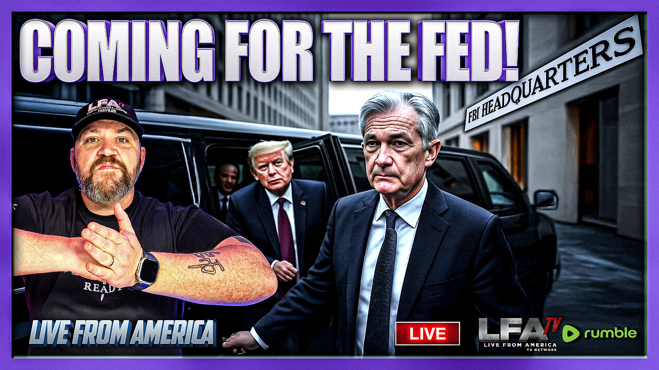 COMING FOR THE FED! | LIVE FROM AMERICA 7.24.25 11AM