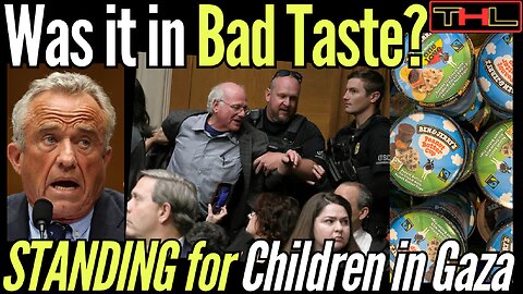 RFK Jr's Congress DISRUPTION by Ben & Jerry's Co-Founder MISREPORTED by Alex Jones (leaves out Gaza)