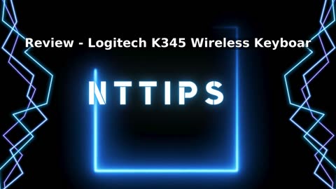 Logitech K345 Wireless Keyboard - Full-Sized Keyboard with Palm Rest, 2.4 GHz Wi