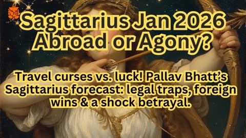 Sag January 2026: Abroad or Agony? – Pallav Bhatt Reveals