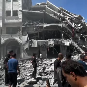 Israel terrorist forces are systematically turning Gaza City into a heap of rubble