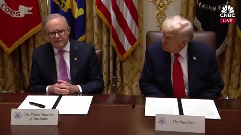 President Trump meets with Australia's PM Anthony Albanese at the White House — 10_20_2025