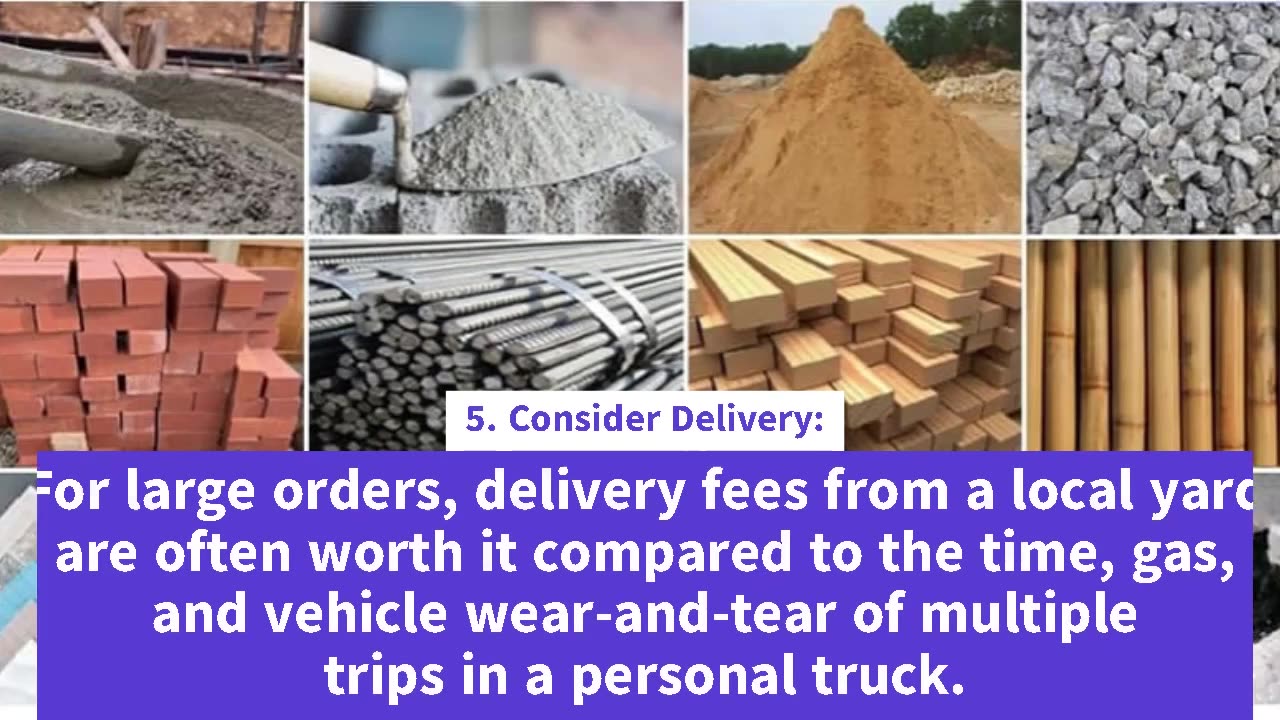 Tips for Buying Building Materials