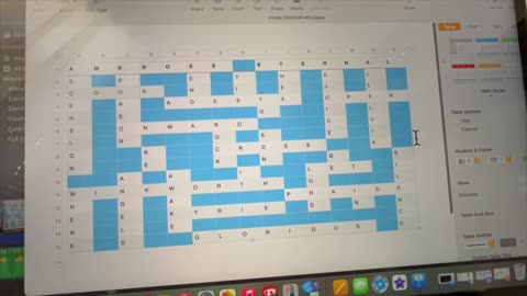 Hymn Crossword Puzzle Answers