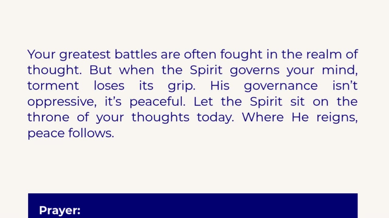 Peace that heals the Mind
