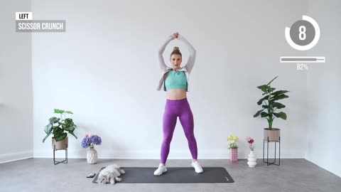 15 MIN INTENSE ALL STANDING ABS, only bodyweight, no repeat