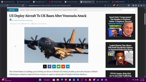 IN THE NEWS: US SEIZES VENEZUELA LINKED TANKERS/US DEPLOYS AIRCRAFT TO UK #israelites #lastdays