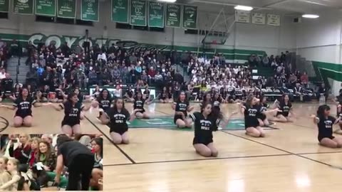Viral: Bruno Mars Marry You flash mob proposal Shant and Lina @ Buena Park High
