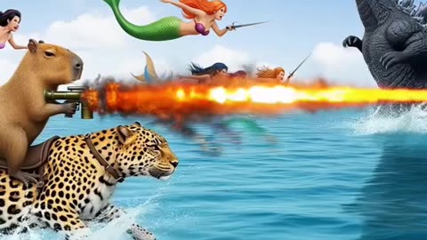 Capabara vs godzilla