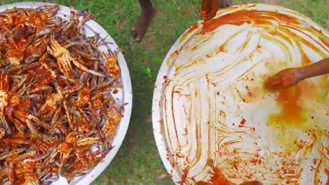 1000_BIG_SIZE_CRABS___Big_Blue_Crab_Fry_Recipe_Cooking_in_Village___Seafood_Recipe___Crab_Recipe