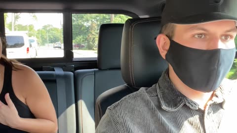 SHE STRIPPED IN A STRANGERS CAR!!😱😱