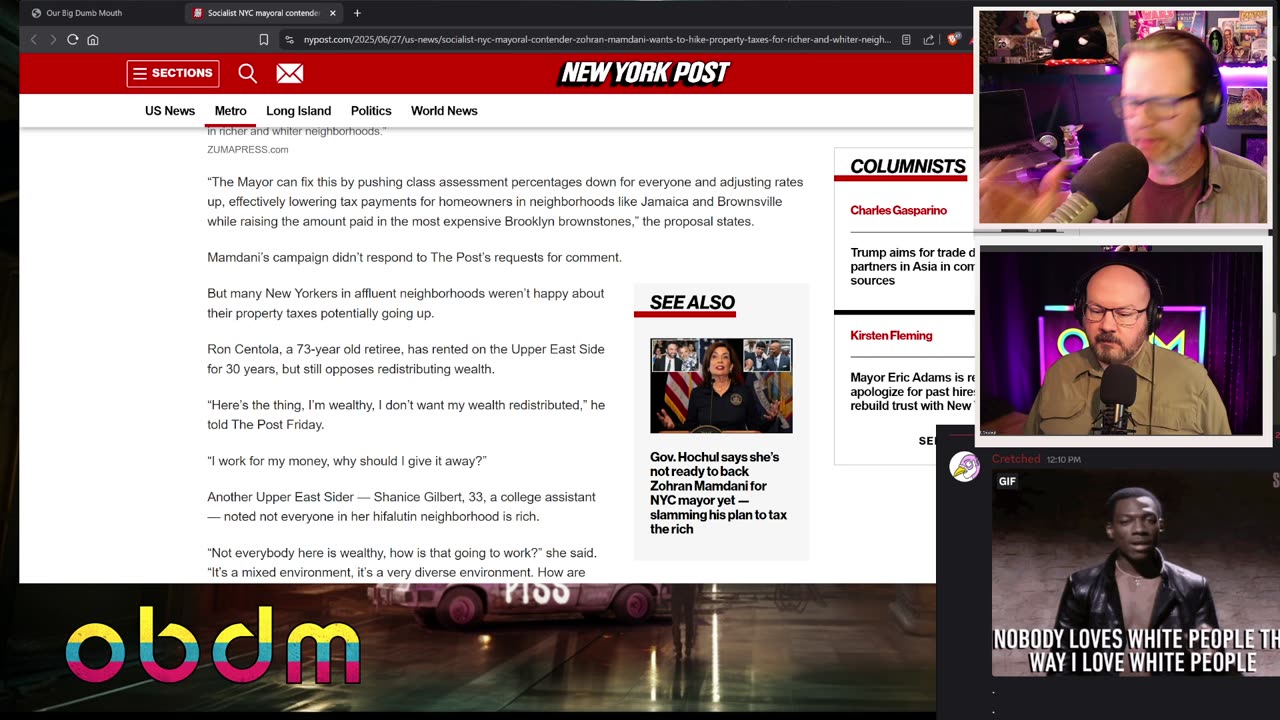 OBDM1305 - Don't Mess with Zohran | UFO Crashout | Strange News