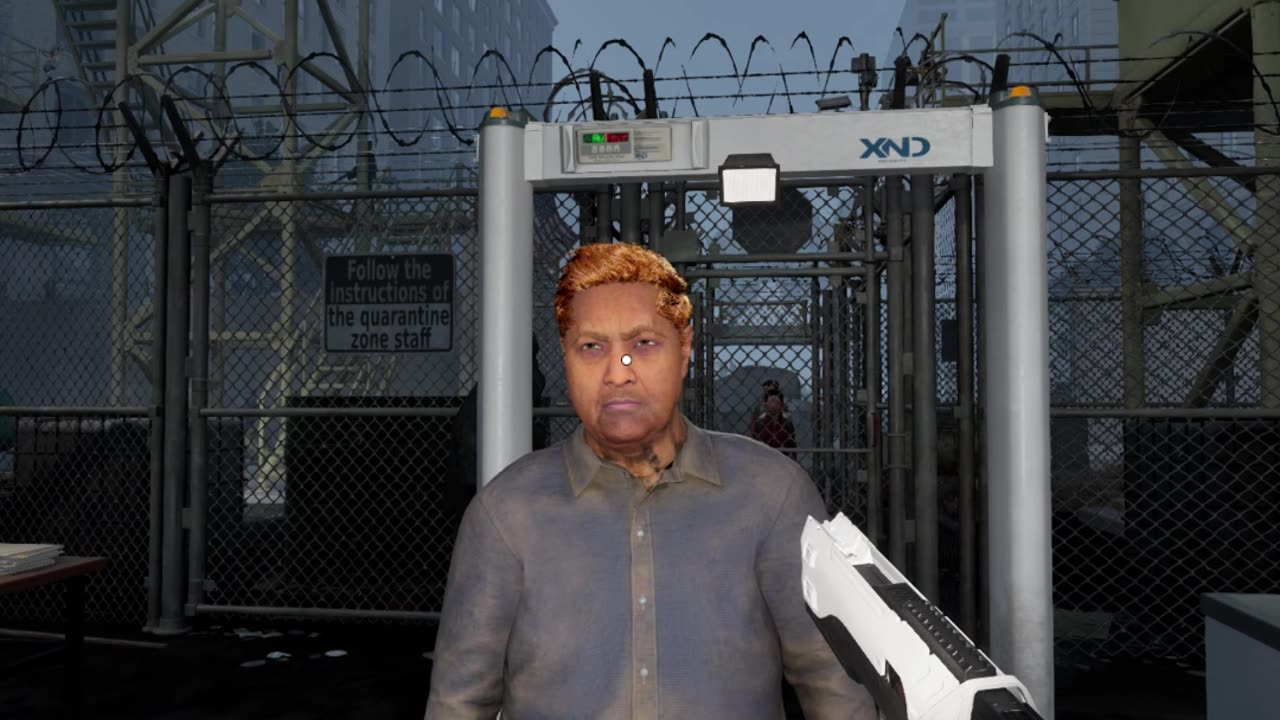 #shorts - Infected man tries to get through checkpoint